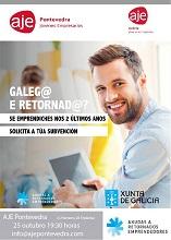 Charla informativa sobre as axudas ao retorno emprendedor da Secretaría Xeral da Emigración, na Asociación de Jóvenes Empresarios de Pontevedra