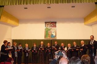 Recital do Coro do Centro Galego de Lleida na Residencia Santa Teresa Jornet de Aitona 