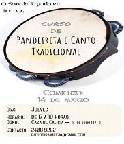 Curso de pandereta y canto tradicional gallego, en Montevideo