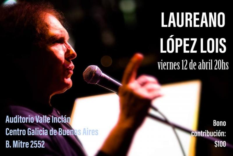Concerto de Laureano López Lois, no Centro Galicia de Bos Aires