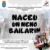 'Naceu un neno bailarín', en Caracas 'Naceu un neno bailarín', en Caracas