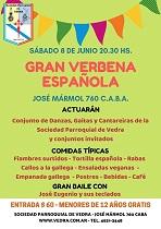Gran Verbena Española 2019 da Sociedad Parroquial de Vedra en Bos Aires