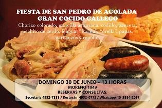 Festa de San Pedro de Agolada  2019 & Gran Cocido galego, en Bos Aires