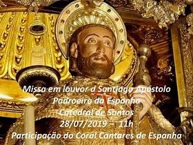 Mes de Galicia e do Apóstolo Santiago 2019 en Santos