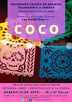 'Coco', na Sociedade Galega de Arantei, Vilamarín e A Peroxa de Bos Aires