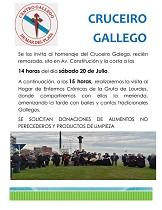 Homenaxe ao cruceiro galego e visita ao Hogar de Ancianos y Enfermos Crónicos de la Gruta de Lourdes, en Mar del Plata Homenaxe ao cruceiro galego e visita ao Hogar de Ancianos y Enfermos Crónicos de la Gruta de Lourdes, en Mar del Plata