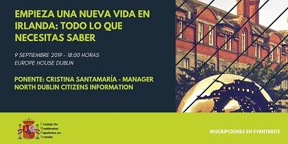 Seminario 'Empieza una nueva vida en Irlanda: Todo lo que necesitas saber', en Dublín