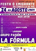 XXXVI Festa ao Emigrante 2019, en Pol XXXVI Festa ao Emigrante 2019, en Pol