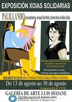 Exposición de joyas solidarias de Loli Beloso, en el Centro Galicia de Buenos Aires