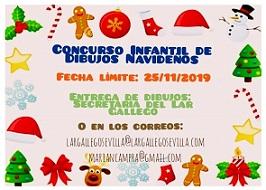 Concurso infantil de dibujos navideños 2019 del Lar Gallego de Sevilla