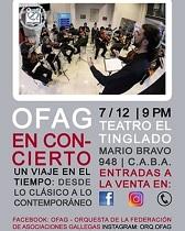 Concierto de la OFAG "Un viaje en el tiempo", en Buenos Aires