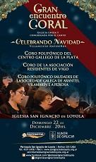 Concerto de panxoliñas de corais de entidades galegas na Arxentina, en Bos Aires