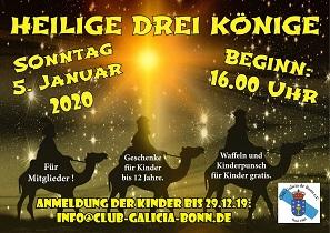 Festa dos Reis Magos 2020 do Club Galicia de Bonn
