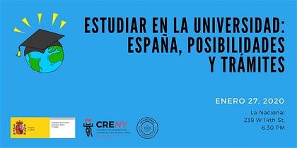 Sesión informativa 'Estudiar en la universidad: España, posibilidades y trámites', en Nueva York