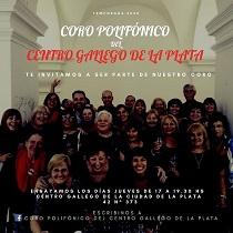 Convocatoria de voces 2020 para el Coro Polifónico del Centro Gallego de La Plata
