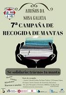 7ª Campaña de Recogida de Mantas del Centro Cultural e Social "Airiños da Nosa Galicia" de Santa Coloma de Gramenet 