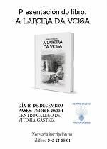 Presentación del libro "A Lareira da Veiga", en Vitoria-Gasteiz