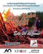 San Xoán 2021 en la Hermandad Gallega de Venezuela en Caracas