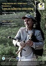 Concerto de Carlos Núñez - Semana Cultural Galega 2021 da Casa Galega de L'Hospitalet