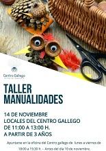 Taller de manualidades del Centro Galego de Vitoria