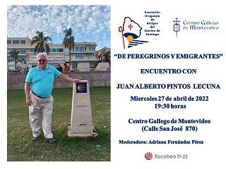"De peregrinos y emigrantes". Encontro con Juan Alberto Pintos Lecuna, en Montevideo