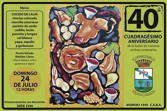 40º Aniversario do Centro Lalín, Agolada e Silleda de Bos Aires 40º Aniversario do Centro Lalín, Agolada e Silleda de Bos Aires