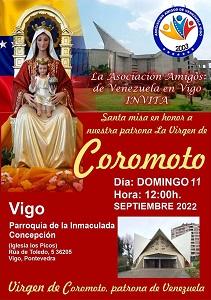 Misa en honor da Virxe de Coromoto, en Vigo