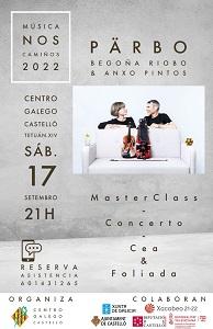 Música nos Camiños - Concerto de Begoña Riobó e Anxo Pintos, no Centro Galego de Castelló