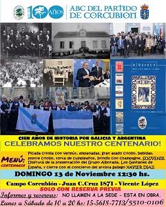 Centenario da A.B.C. do Partido de Corcubión en Bos Aires