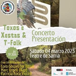 Concierto-presentación del  nuevo disco de la Escola de Gaitas e Danzas 'Toxos e Xestas' de Barcelona
