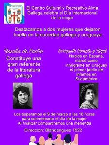 Día Internacional da Muller 2023 no CRC Alma Gallega de Montevideo