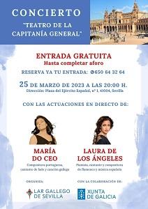Concerto de María do Ceo e Laura de los Ángeles, en Sevilla