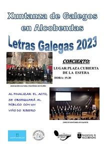 Concerto coral das Letras Galegas 2023 en Alcobendas Concerto coral das Letras Galegas 2023 en Alcobendas