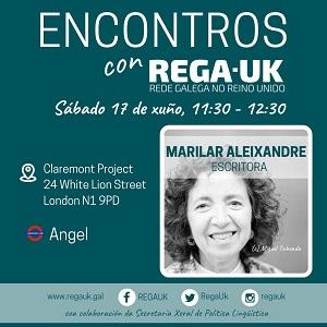 Encontros con REGA-UK: Marilar Aleixandre, en Londres