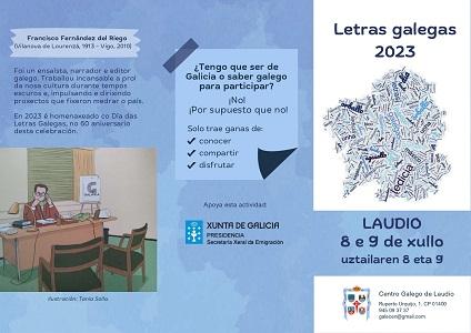 Día das Letras Galegas 2023 en Llodio Día das Letras Galegas 2023 en Llodio