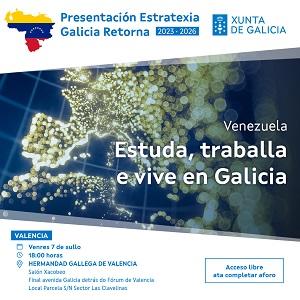 Presentación de la Estrategia Galicia Retorna 2023-2026 en Valencia