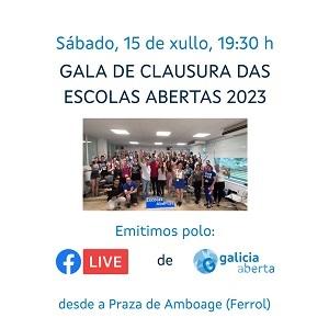 Gala de clausura de las Escolas Abertas 2023