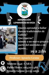 Ensaios da nova formación Agrupación Lembranzas do Deza, en Bos Aires Ensaios da nova formación Agrupación Lembranzas do Deza, en Bos Aires
