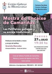 Mostra do encaixe de Camariñas, en Montevideo