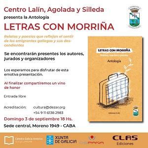 Presentación da antoloxía "Letras con Morriña", en Bos Aires