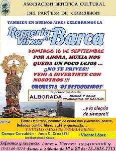 Romaría da Virxe da Barca 2023 na A.B.C. do Partido de Corcubión en Bos Aires Romaría da Virxe da Barca 2023 na A.B.C. do Partido de Corcubión en Bos Aires