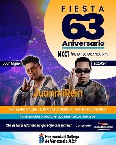 63º Aniversario da Hermandad Gallega de Venezuela en Caracas