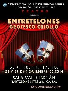 "Entretelones. Grotesco criollo", en Bos Aires