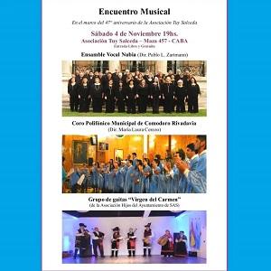 Encontro musical na Asociación Tui - Salceda de Bos Aires