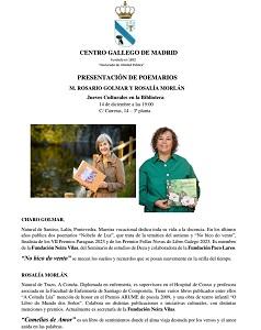 Presentación dos poemarios "No bico do vento" e "Camelias de amor", en Madrid
