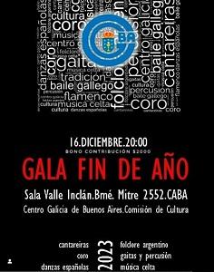 Gala Fin de Ano 2023 do Centro Galicia de Bos Aires