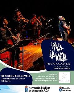 Concerto "Viva la vida: Tributo a Coldplay", en Caracas