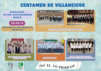 Certamen de Villancicos 2023 de la Agrupación Hijos de Galicia de Sestao