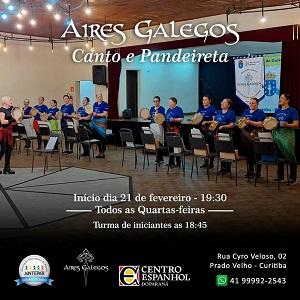 Clases 2024 de canto e pandeireta do Centro Espanhol do Paraná Clases 2024 de canto e pandeireta do Centro Espanhol do Paraná