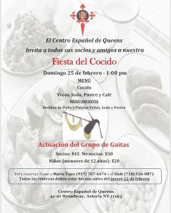 Festa do Cocido 2024 en Queens